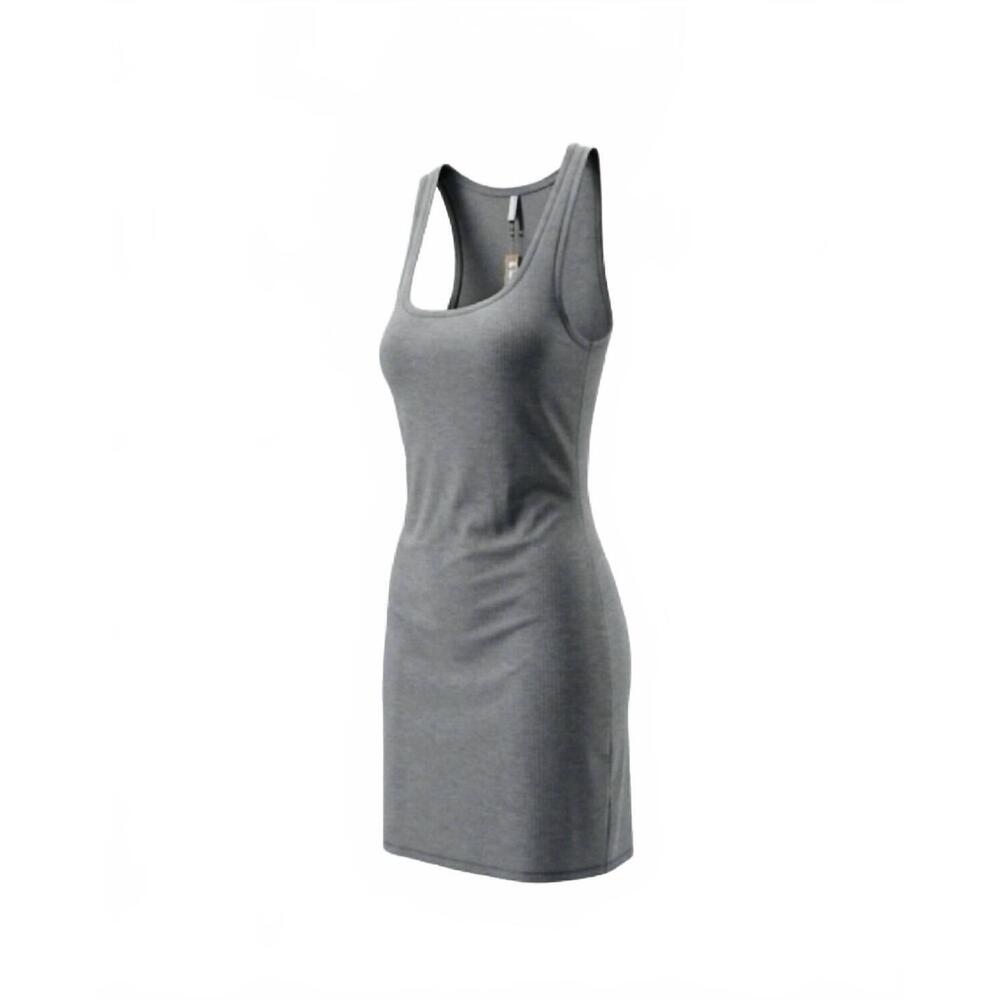 NEW SKIMS soft lounge mini dress in heather gray - Picture 4 of 4